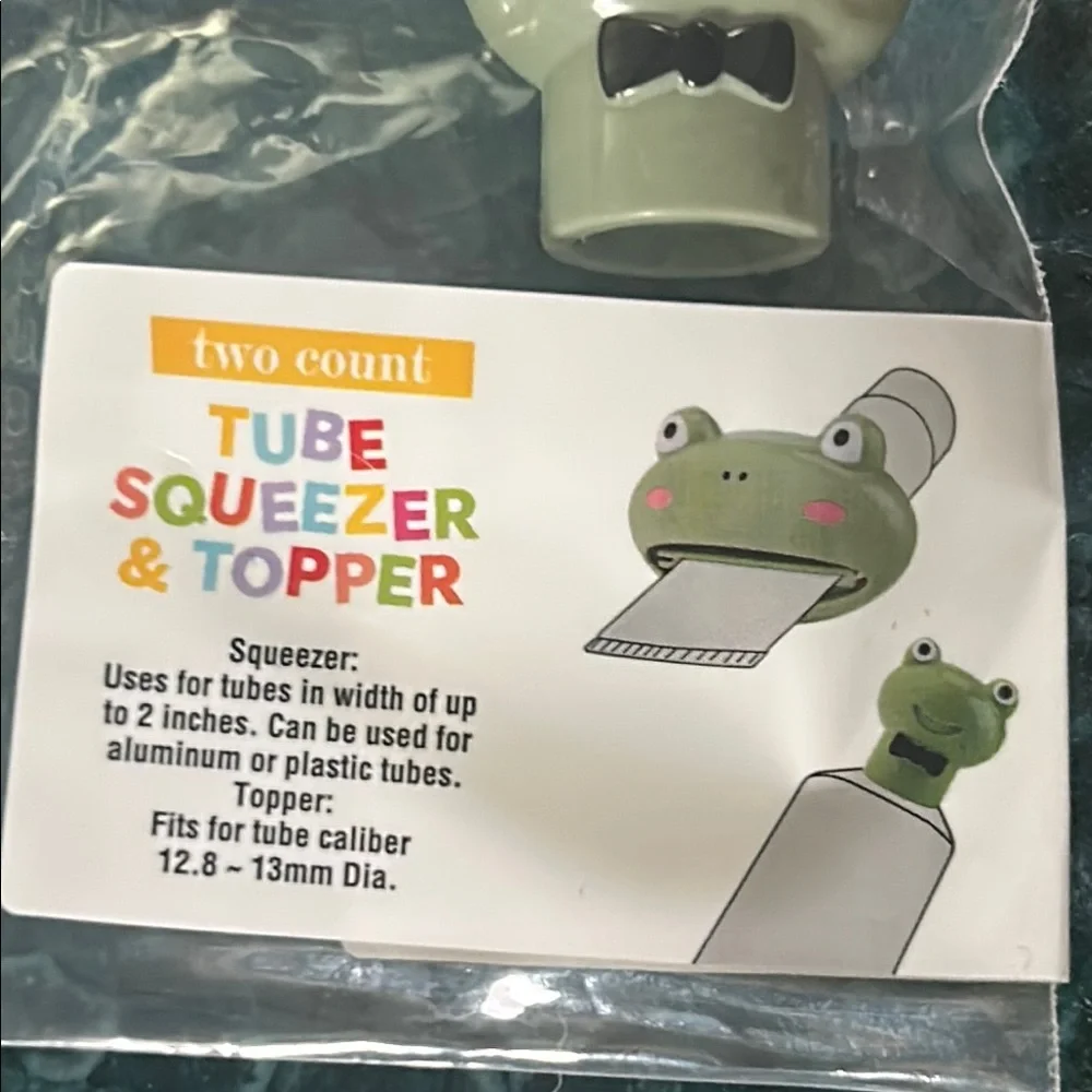 Frog Toothpaste Tube Squeezer and Topper